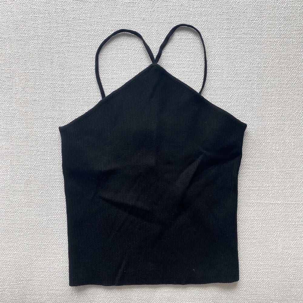 Zara Black Crop Top